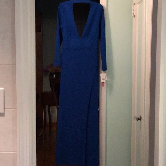 AQUA WOMENS FORMAL GOWN ROYAL BLUE SIZE 12 - Picture 5 of 16